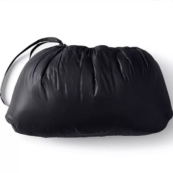 Lands' End wanderweight packable black men's down jacket size medium - Picture 7 of 8